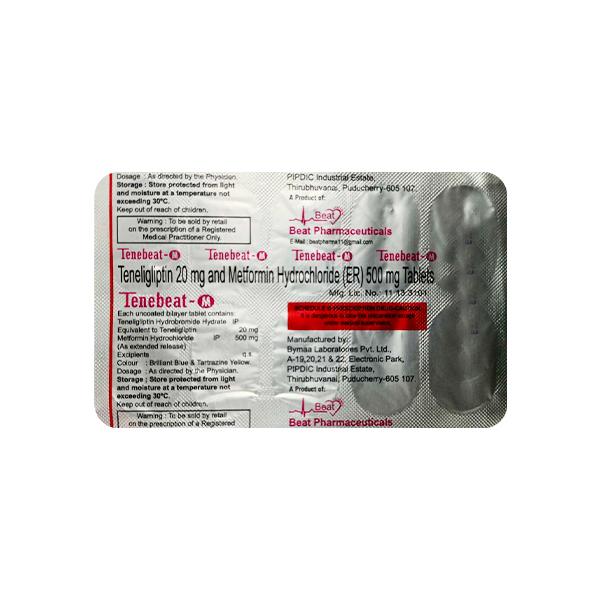 TENEBEAT M 500mg Tablet 10's