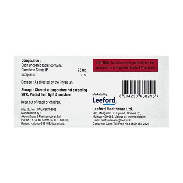 FERTITRIG 25 Tablet 10's