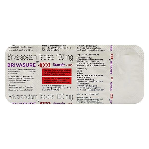 BRIVASURE 100 Tablet 10's