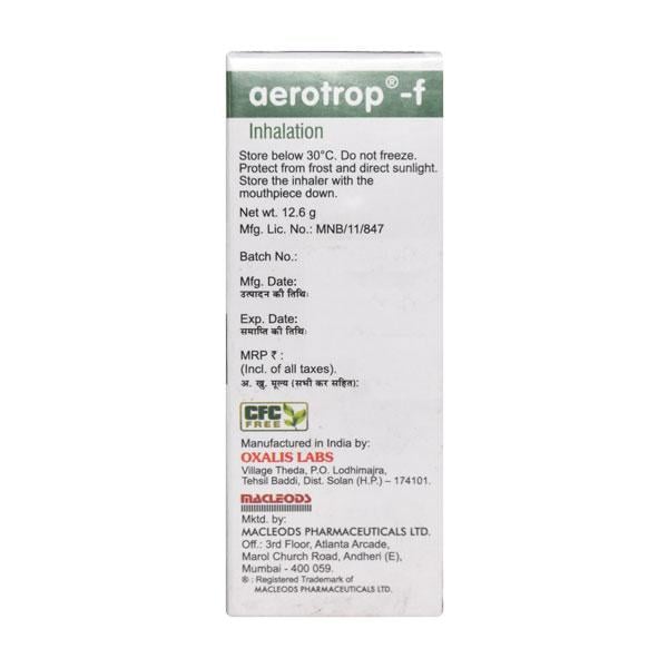 Aerotrop F Inhaler 180Md