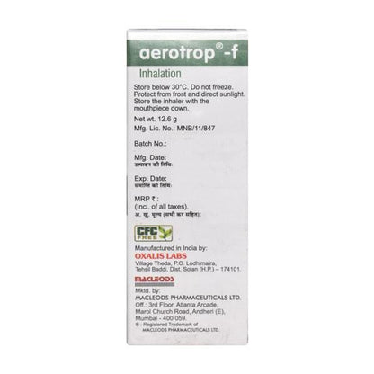 Aerotrop F Inhaler 180Md