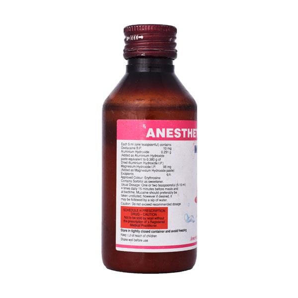 Mucaine American Ice Cream Soda Flavour Sugar Free Gel 120ml