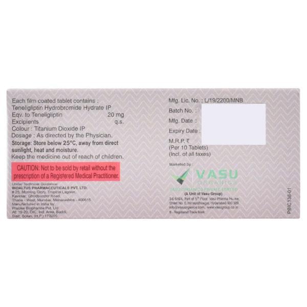 TRUGLIP 20mg Tablet 10's