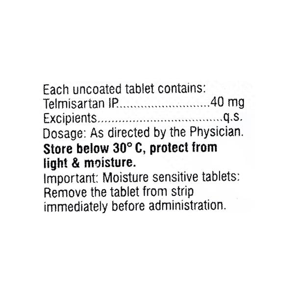 Tsart 40mg Tablet 15'S
