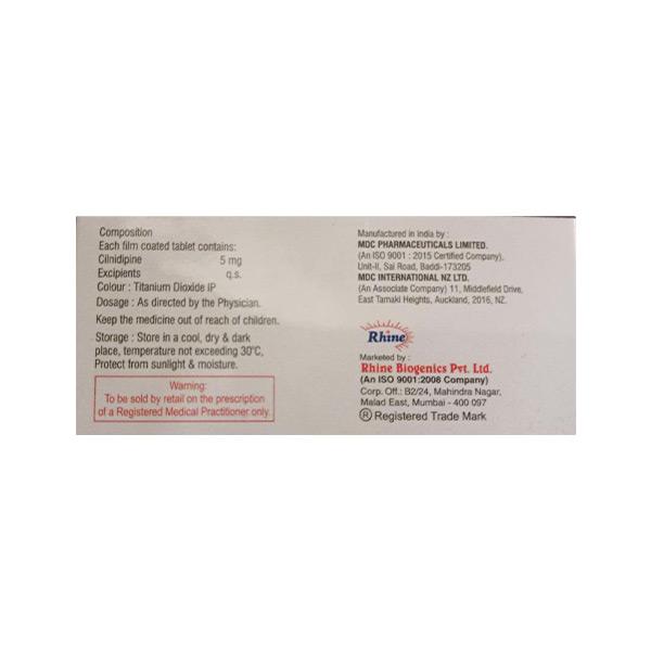 CILAGARD 5mg Tablet 10's