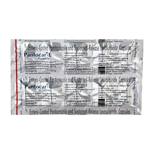 Pantocar L Capsule 10'S