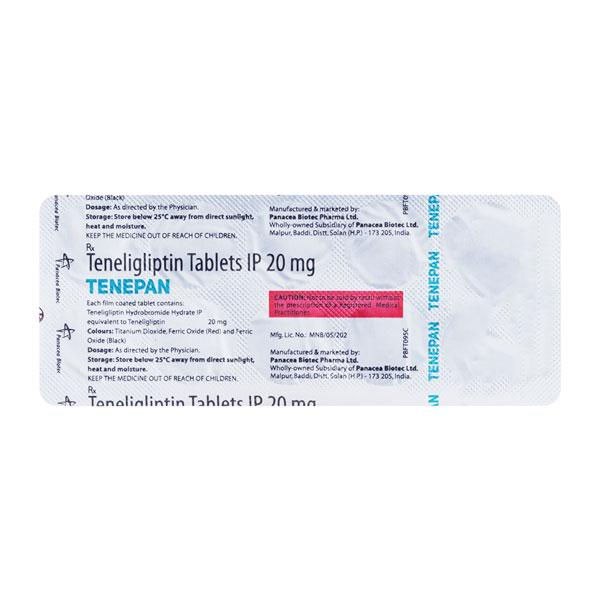Tenepan 20mg Tablet 10'S