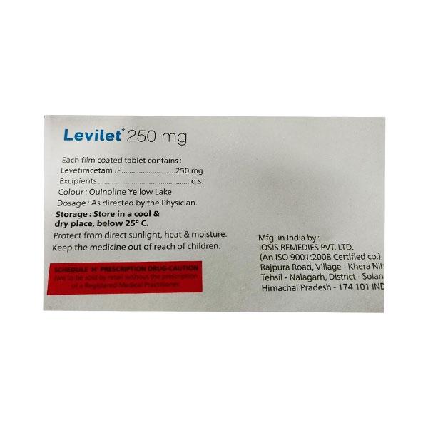 LEVILET 250mg Tablet 10's