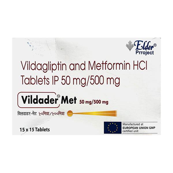 VILDADER MET 50/500 Tablet 15's