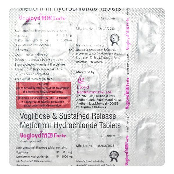 Vogloyd M 0.3 Forte Tablet 15'S