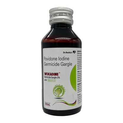 Wokadine 2% with Menthol Gargle 100ml - Global Surgicals