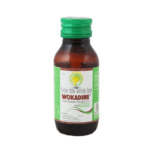 Wokadine Menthol Flavour Gargle 50ml - Global Surgicals