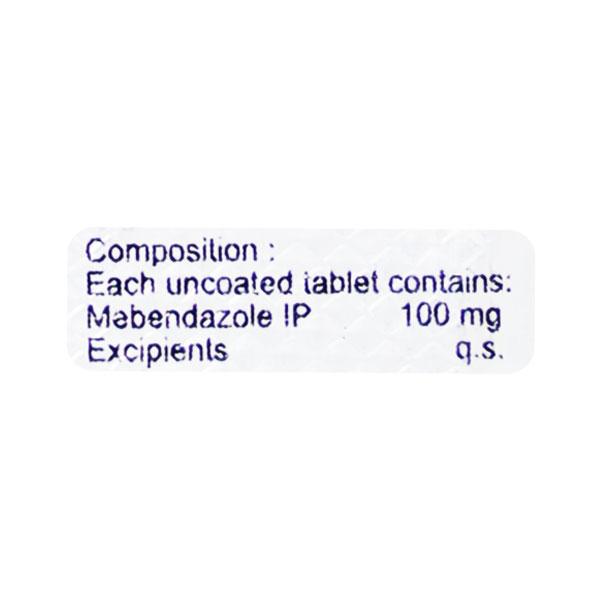 Wormin 100mg Tablet 6'S - Global Surgicals