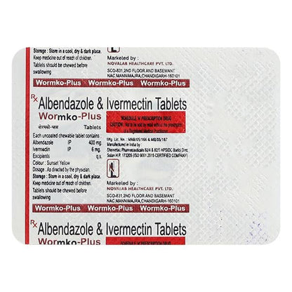 WORMKO PLUS Tablet 1's - Global Surgicals