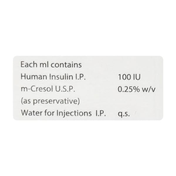 WOSULIN R NEW 100iu Cartridge 3X3ml - Global Surgicals