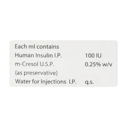 WOSULIN R NEW 100iu Cartridge 3X3ml - Global Surgicals