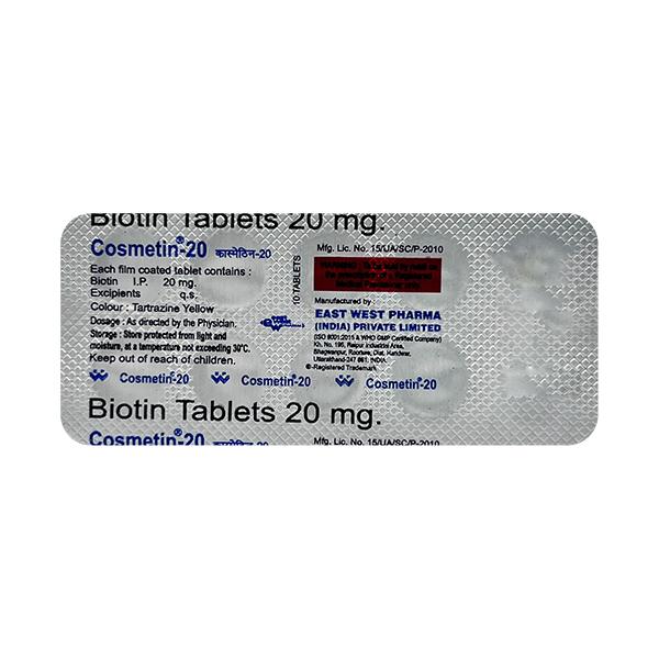 Cosmetin 20mg Tablet 10'S