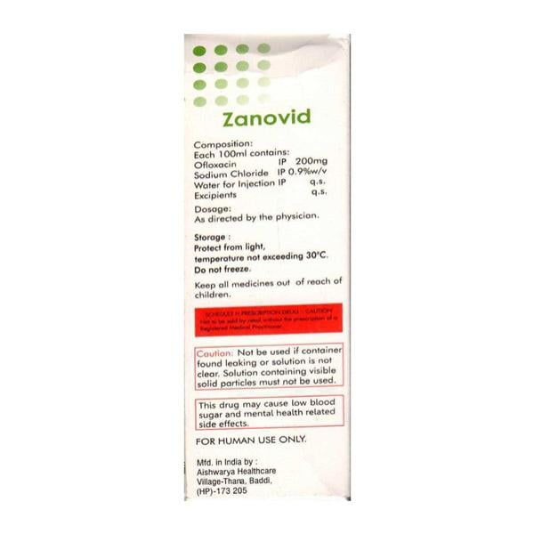 Zanovid Infusion 100ml