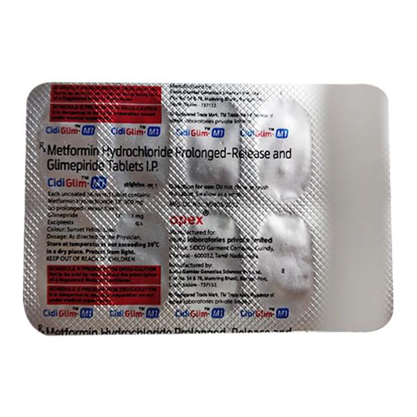 CIDIGLIM M1 Tablet 10's