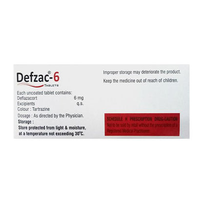 DEFZAC 6 Tablet 10's