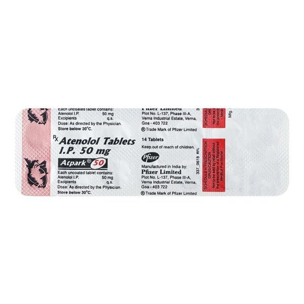 Atpark 50mg Tablet 14'S