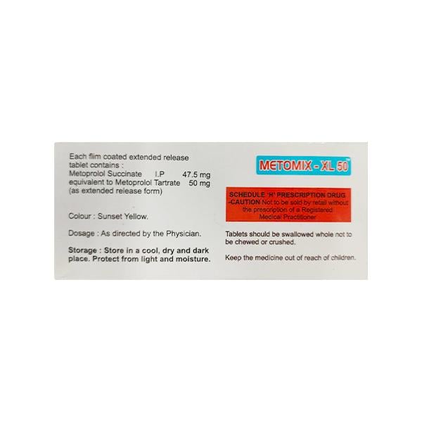 METOMIX XL 50 Tablet 10's