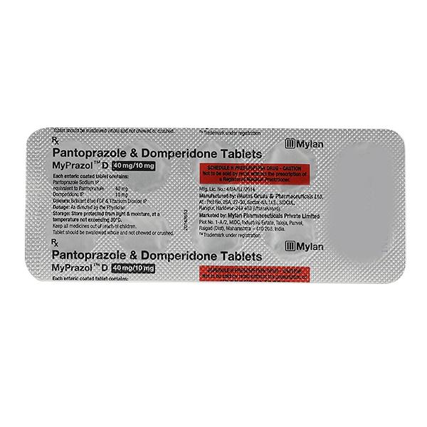 MYPRAZOL D 10/40mg Tablet 10's