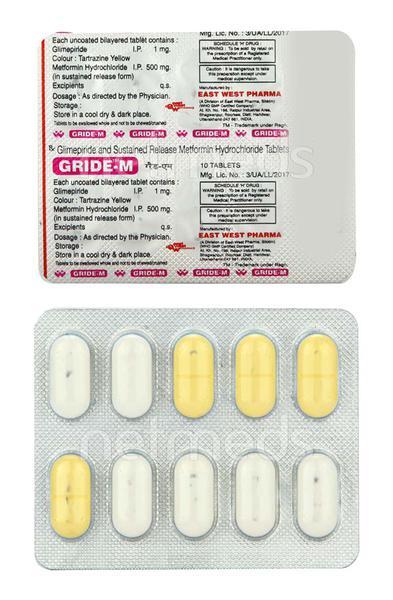 Gride M Tablet 10'S