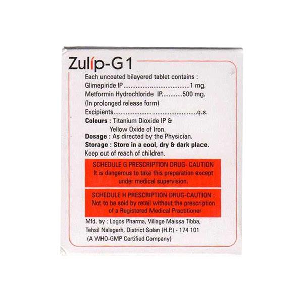 ZULIP G 1 Tablet 15's