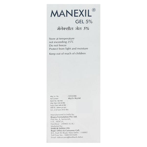 Manexil 5% Gel 60gm