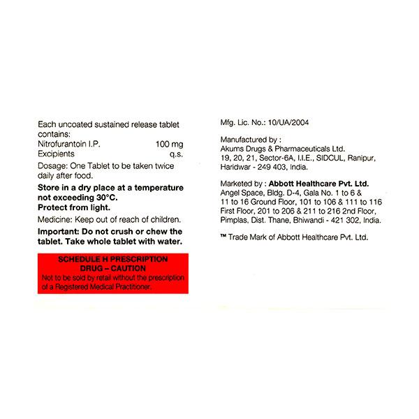 Rezfuran 100mg Tablet 14'S