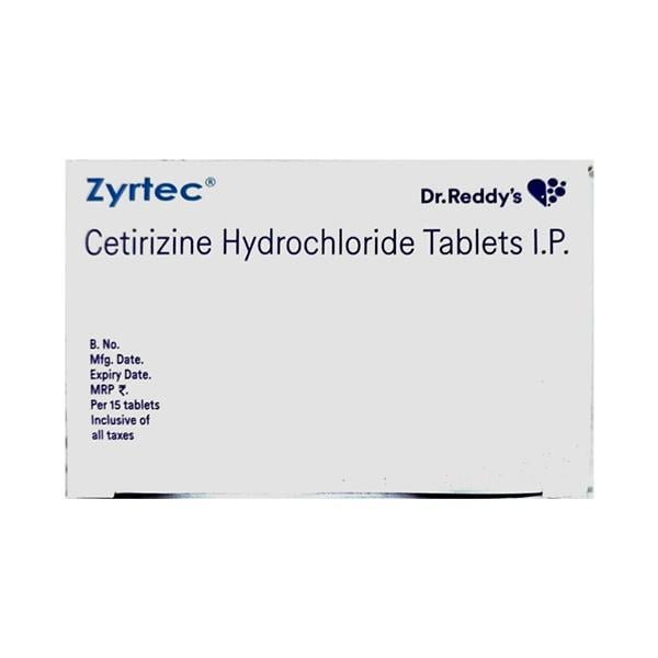 ZYRTEC 10mg Tablet 15's