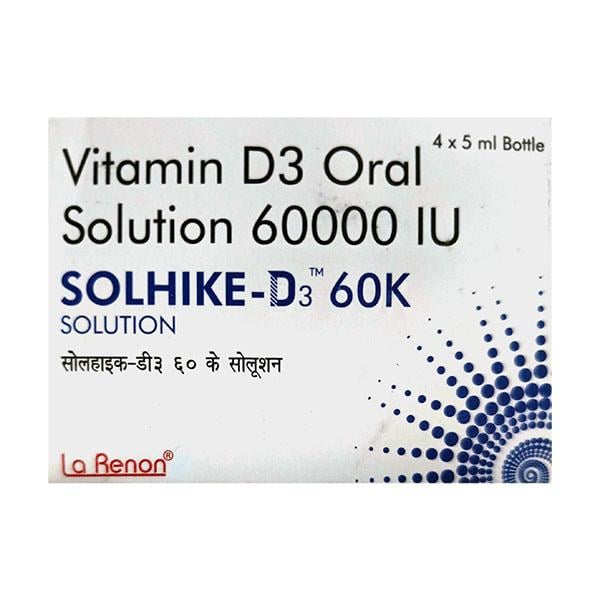 SOLHIKE D3 60k Oral Solution 5ml