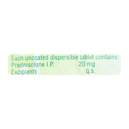 Wysolone DT 20mg Tablet 15'S - Global Surgicals
