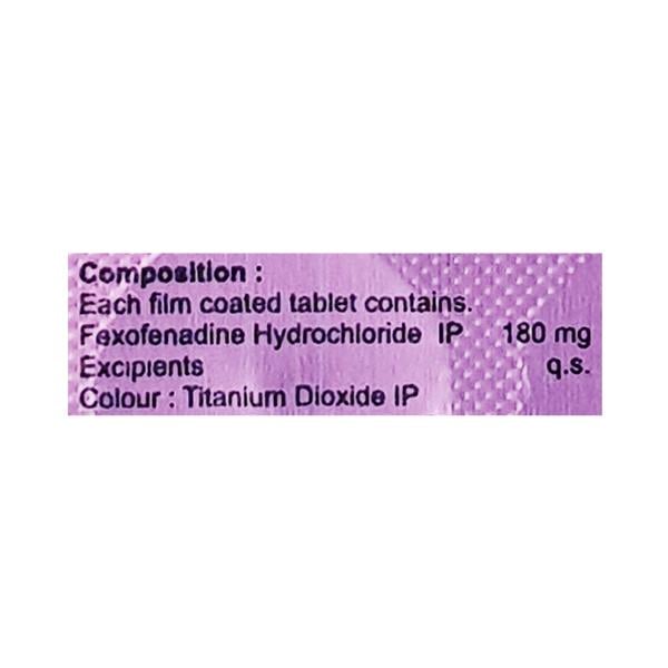 Fexomik 180mg Tablet 10'S