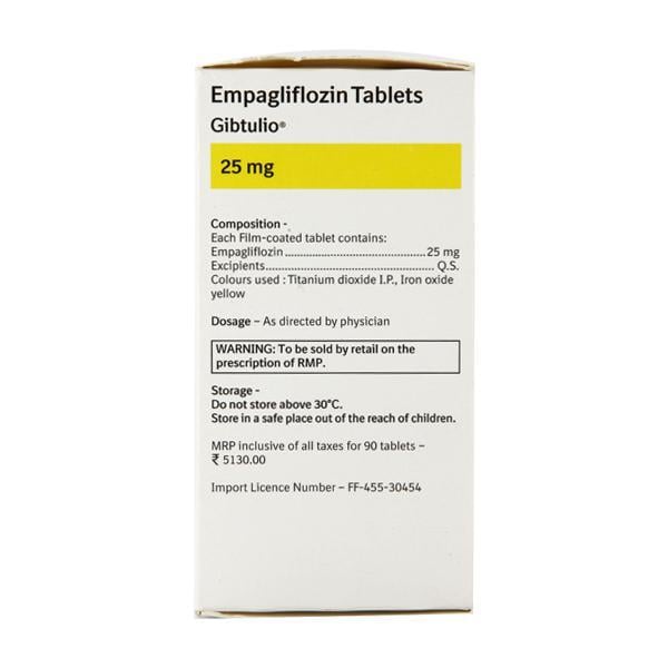 Gibtulio 25mg Tablet 10'S