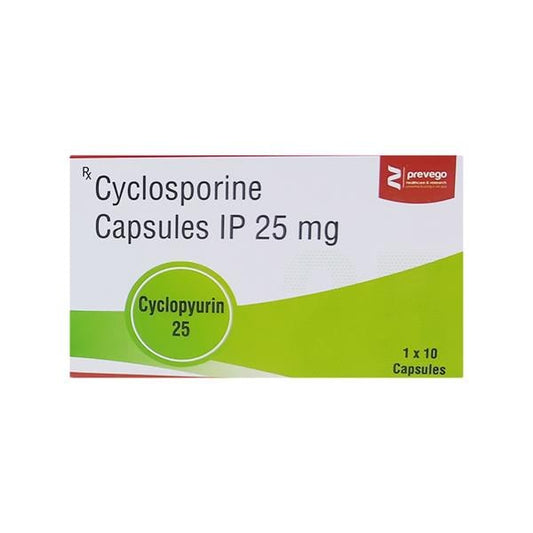 CYCLOPYURIN 25 Capsule 10's
