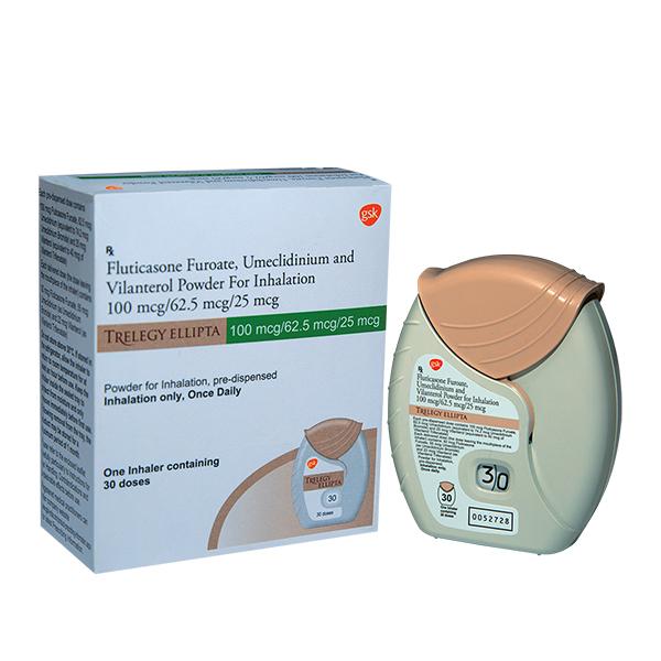 TRELEGY ELLIPTA 30md Inhaler 1's - Global Surgicals