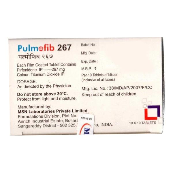 PULMOFIB 267 Tablet 10's
