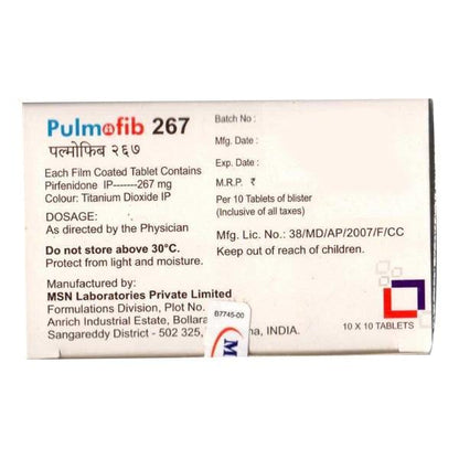 PULMOFIB 267 Tablet 10's