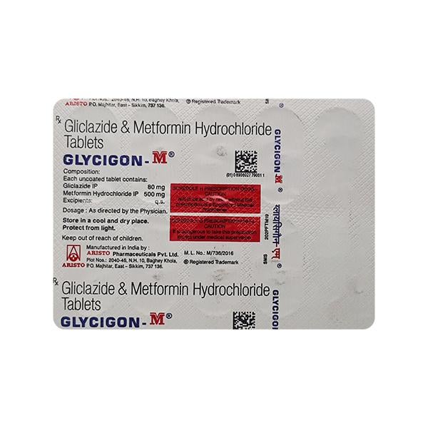 Glycigon M Tablet 10'S