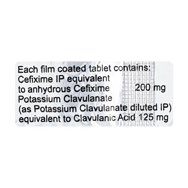 Cefolac CV 200mg Tablet 4'S