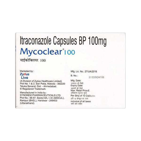 MYCOCLEAR 100 Capsule 10's