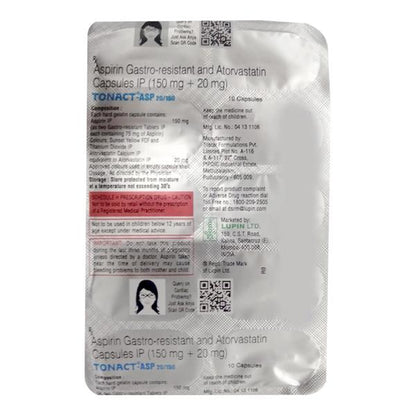 TONACT ASP 20/150 Capsule 10's