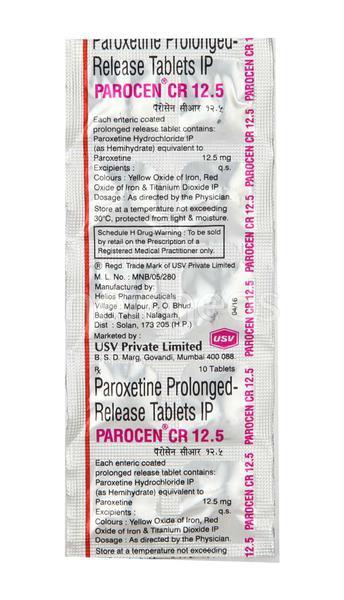 Parocen CR 12.5mg Tablet 10'S