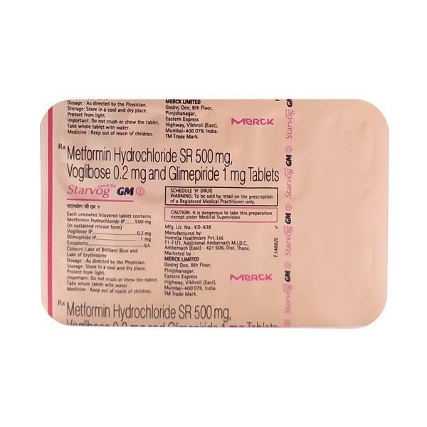 Starvog GM 1/500/0.2mg Tablet 10'S