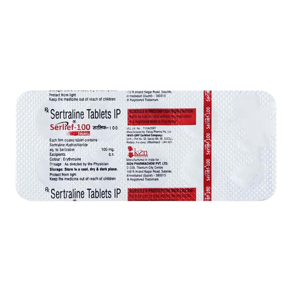 SERLIEF 100 Tablet 10's