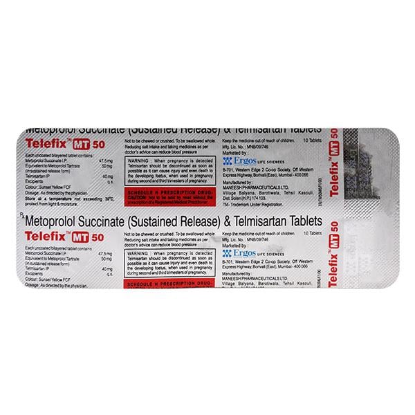 TELEFIX MT 50mg Tablet 10's
