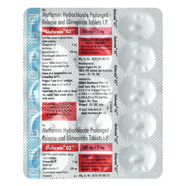 Gluformin G2 New Tablet 15'S