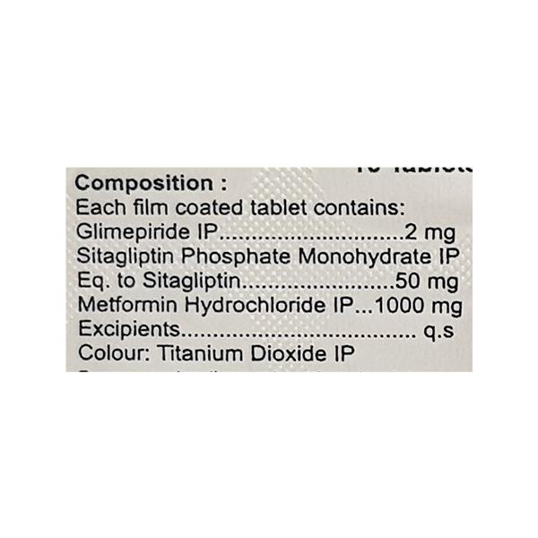 LUPISIT GM 2/1000 Tablet 10's